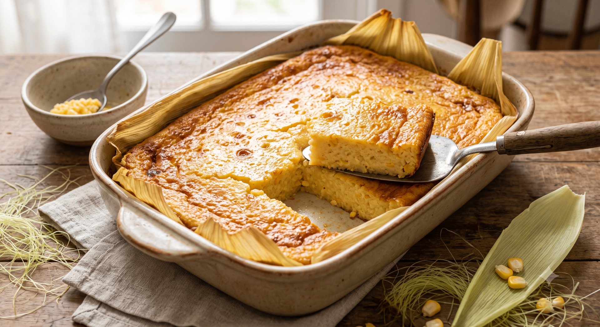 Pamonha de forno